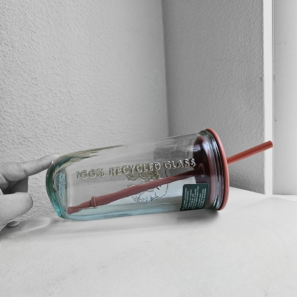 🌟 SOLD 🌟 Starbucks 16 Oz Terracotta Recycled Glass Tumbler - Picture 10 of 12